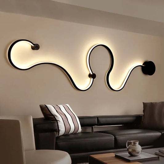 Modern LED Wall Light - PVC - Minimalist - Indoor Use