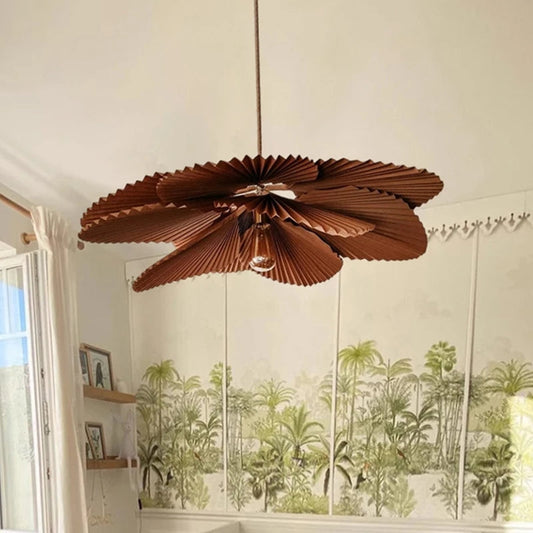 Flower Petal Ceiling Light - Natural Paper - Scandinavian Design